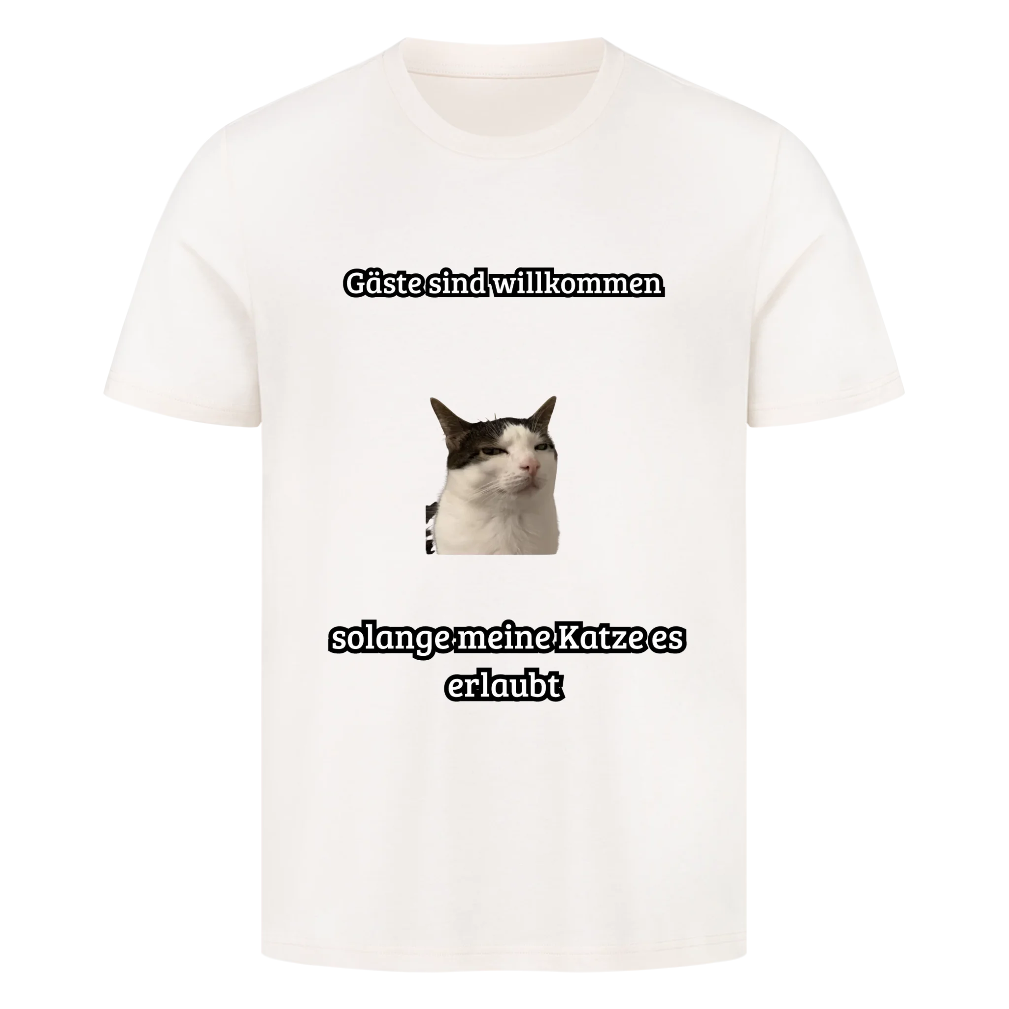 Personalisiertes Katzenbesitzer-T-Shirt