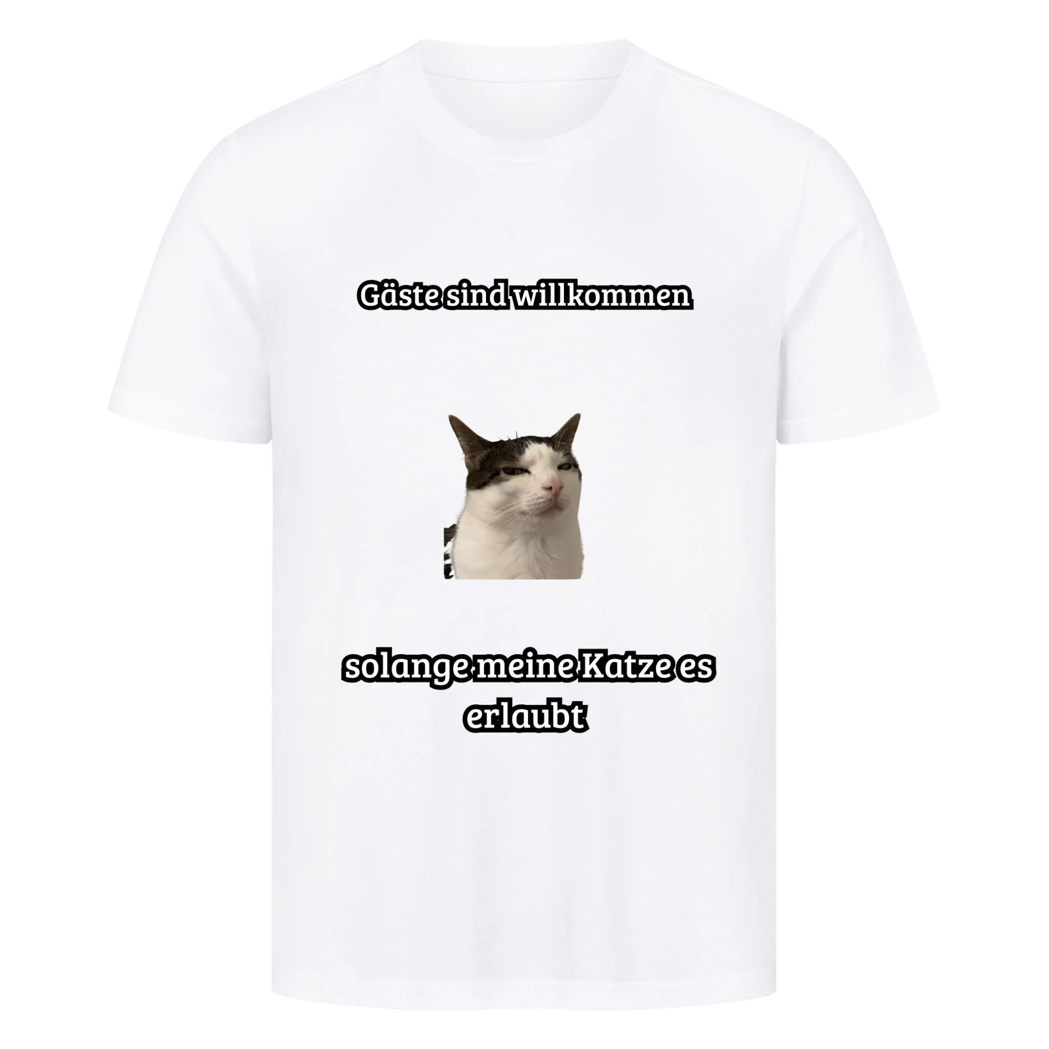 Personalisiertes Katzenbesitzer-T-Shirt