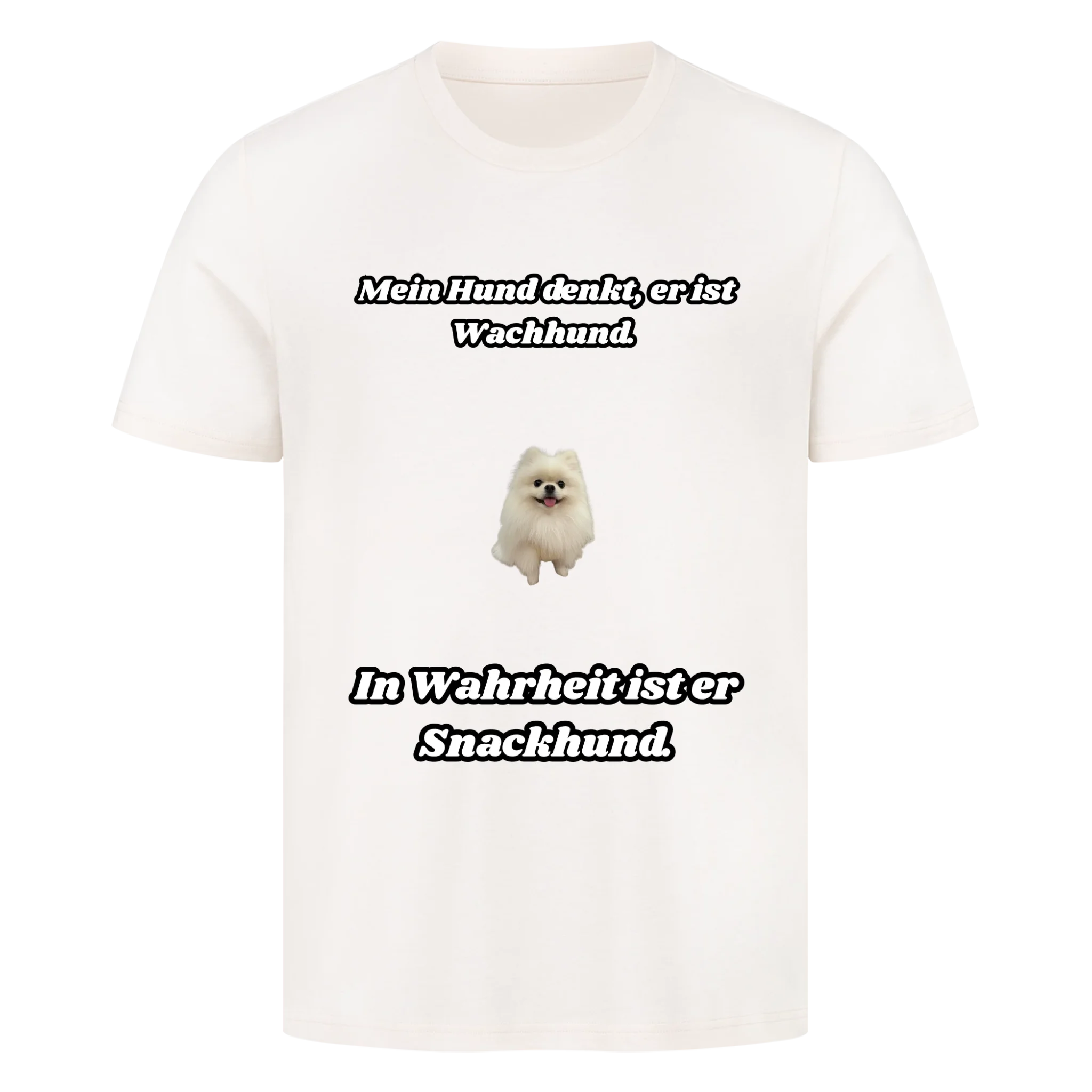 Personalisiertes T-Shirt, Snackhund