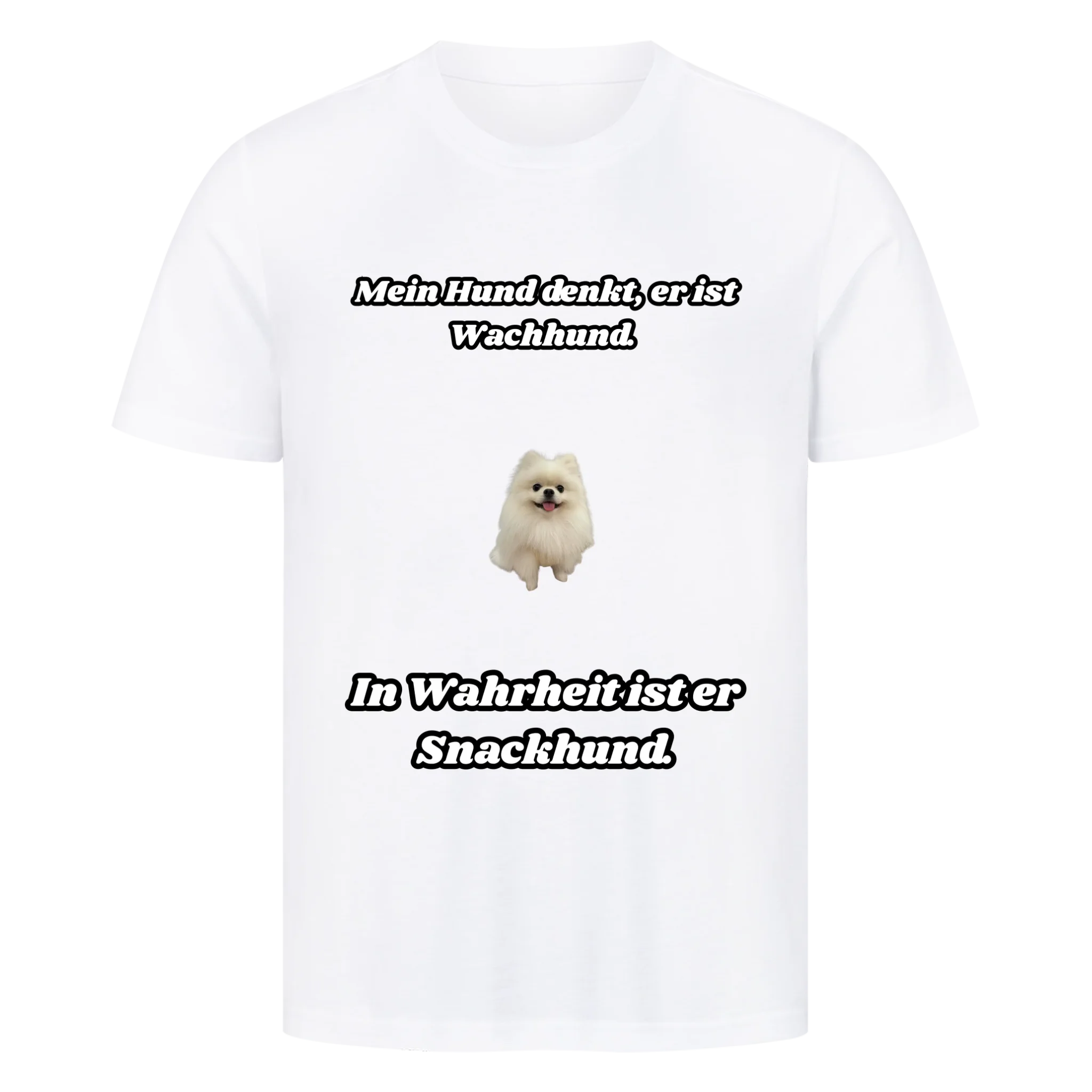 Personalisiertes T-Shirt, Snackhund