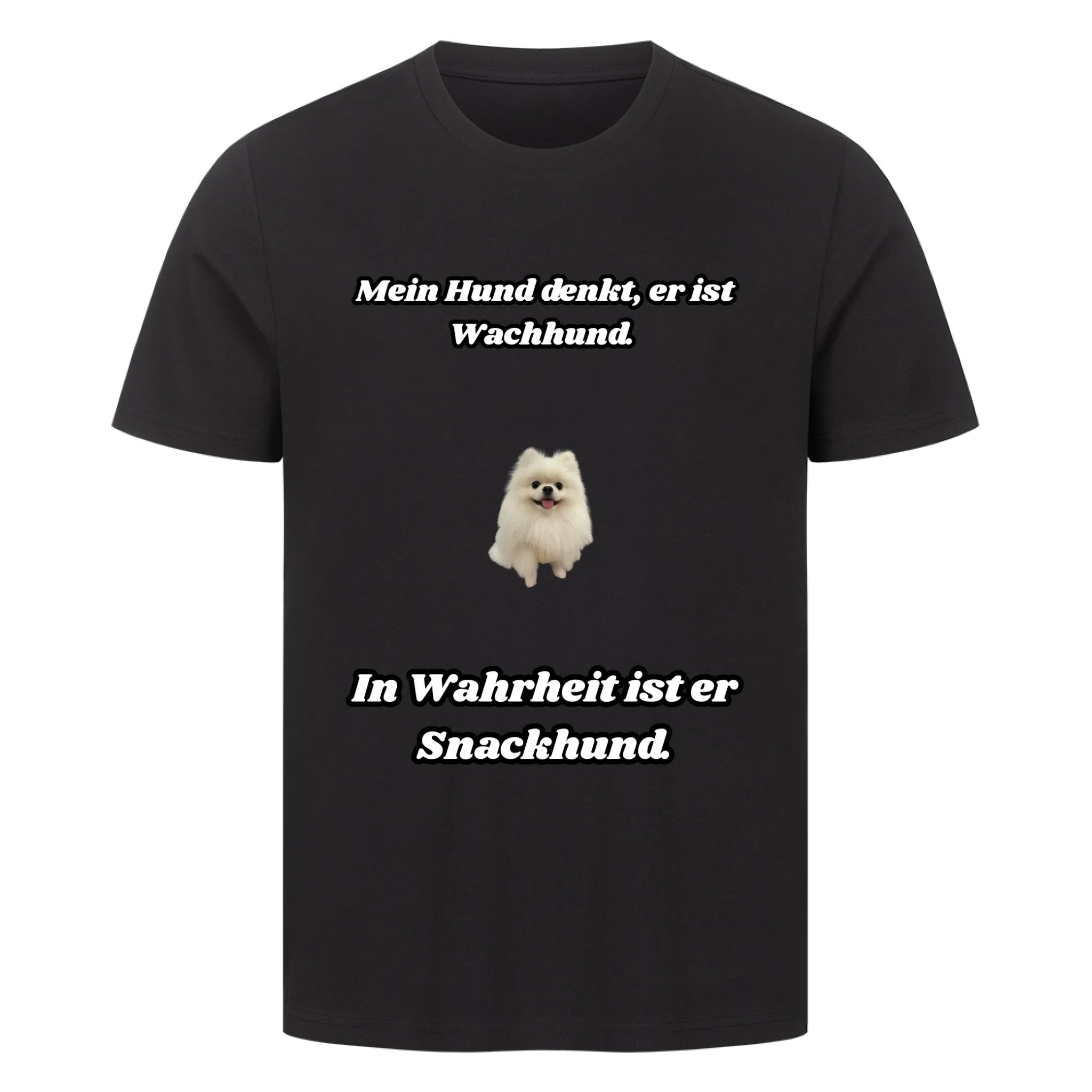 Personalisiertes T-Shirt, Snackhund