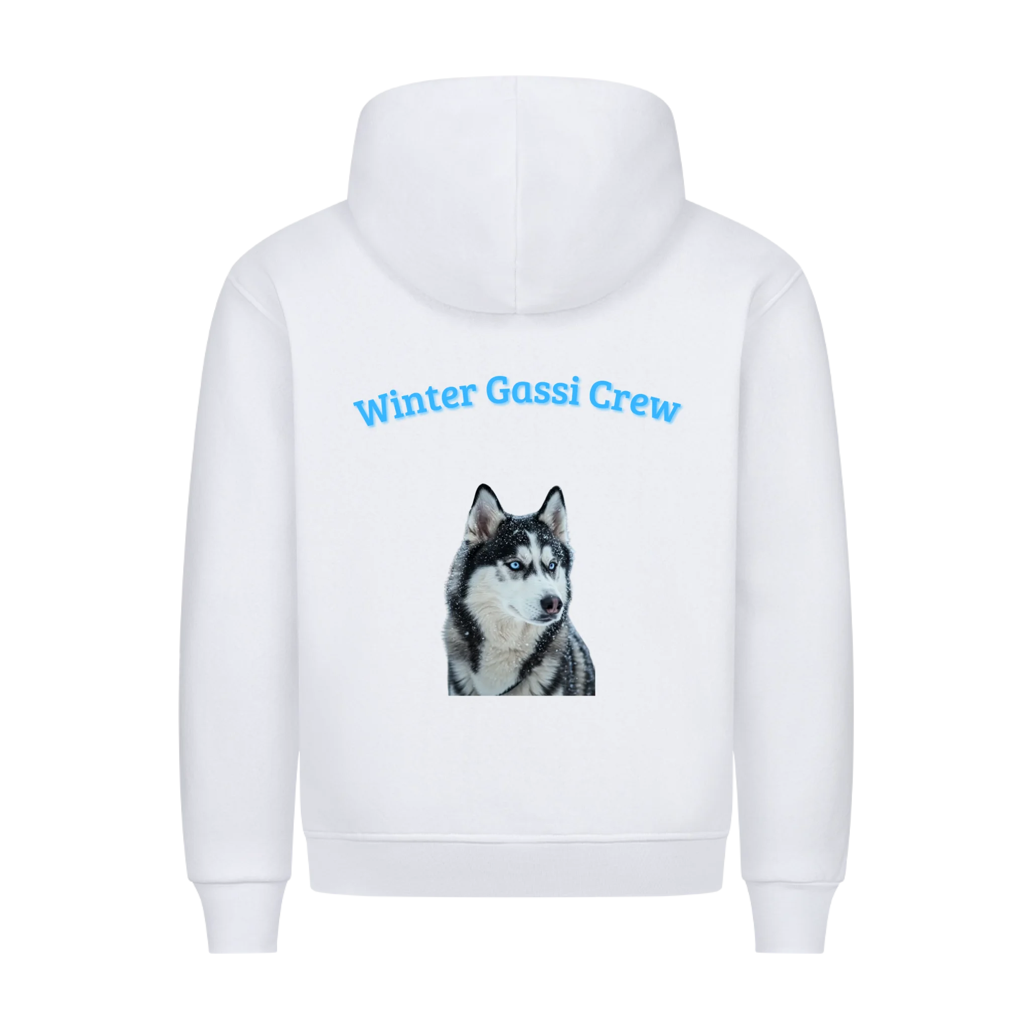 Winter Gassi Crew Premium Kapuzenpullover, Unisex