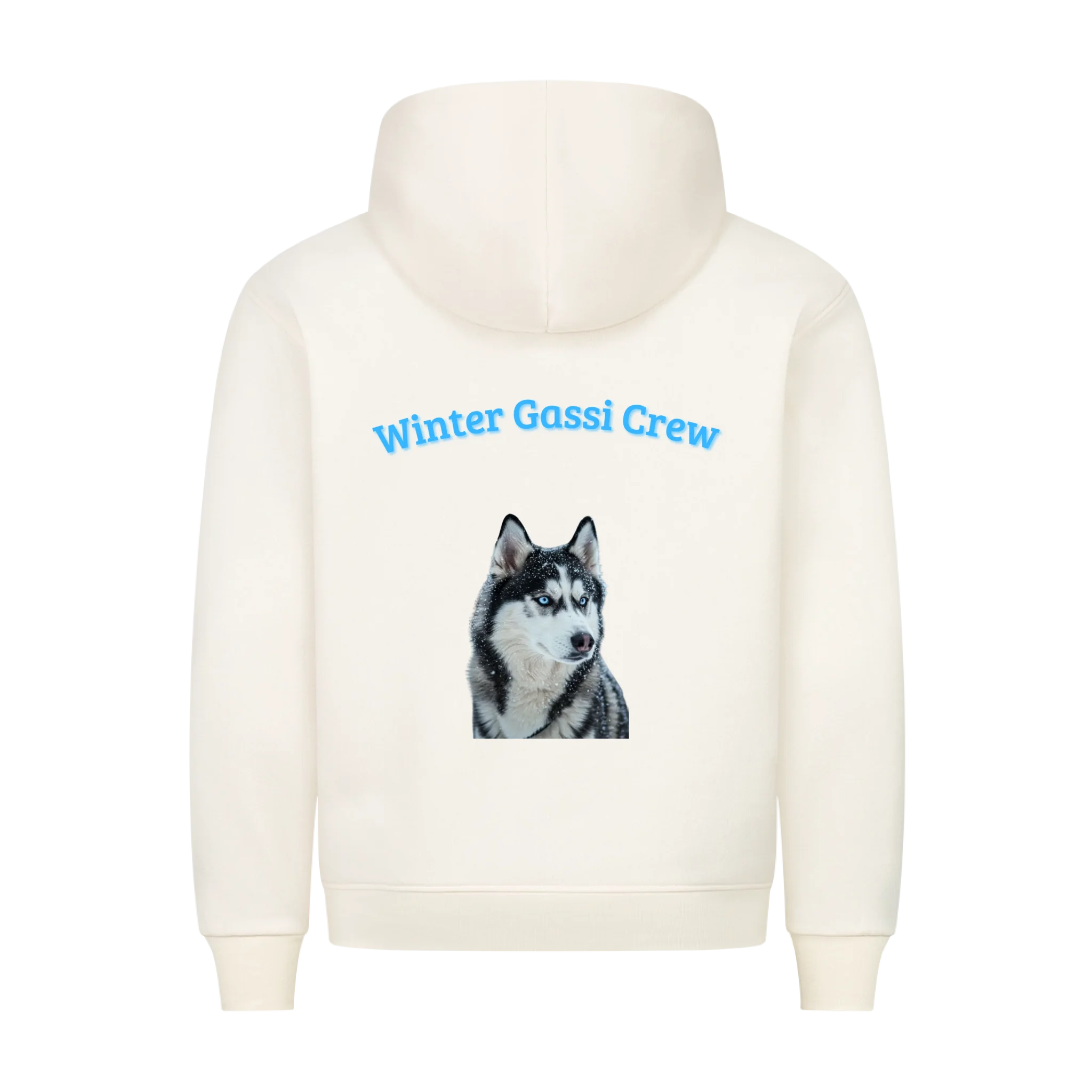 Winter Gassi Crew Premium Kapuzenpullover, Unisex
