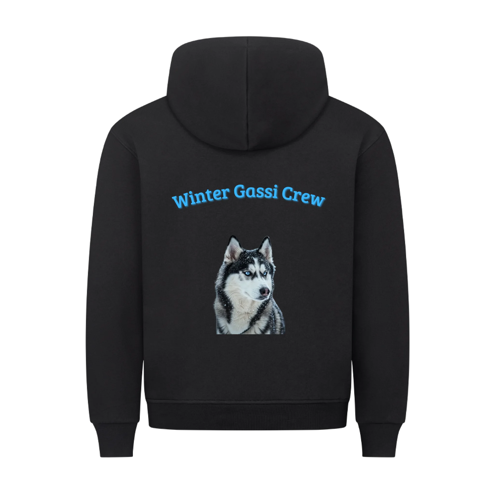 Winter Gassi Crew Premium Kapuzenpullover, Unisex