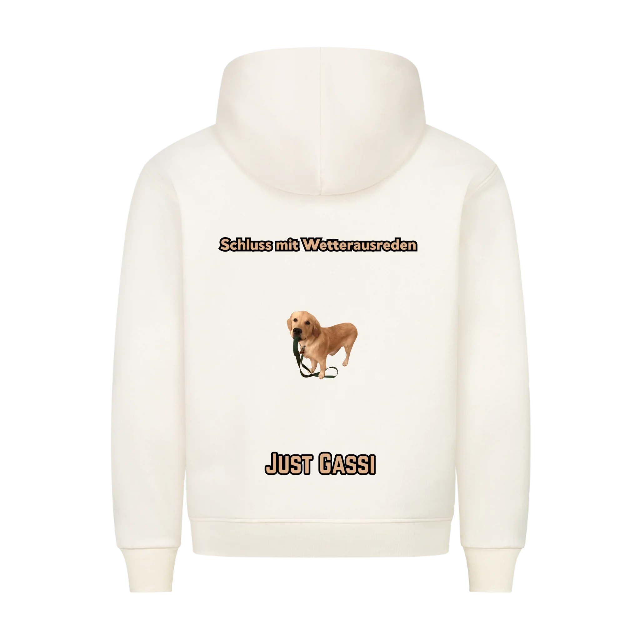 Schluss mit Wetterausreden! Premium-Hoodie, Unisex