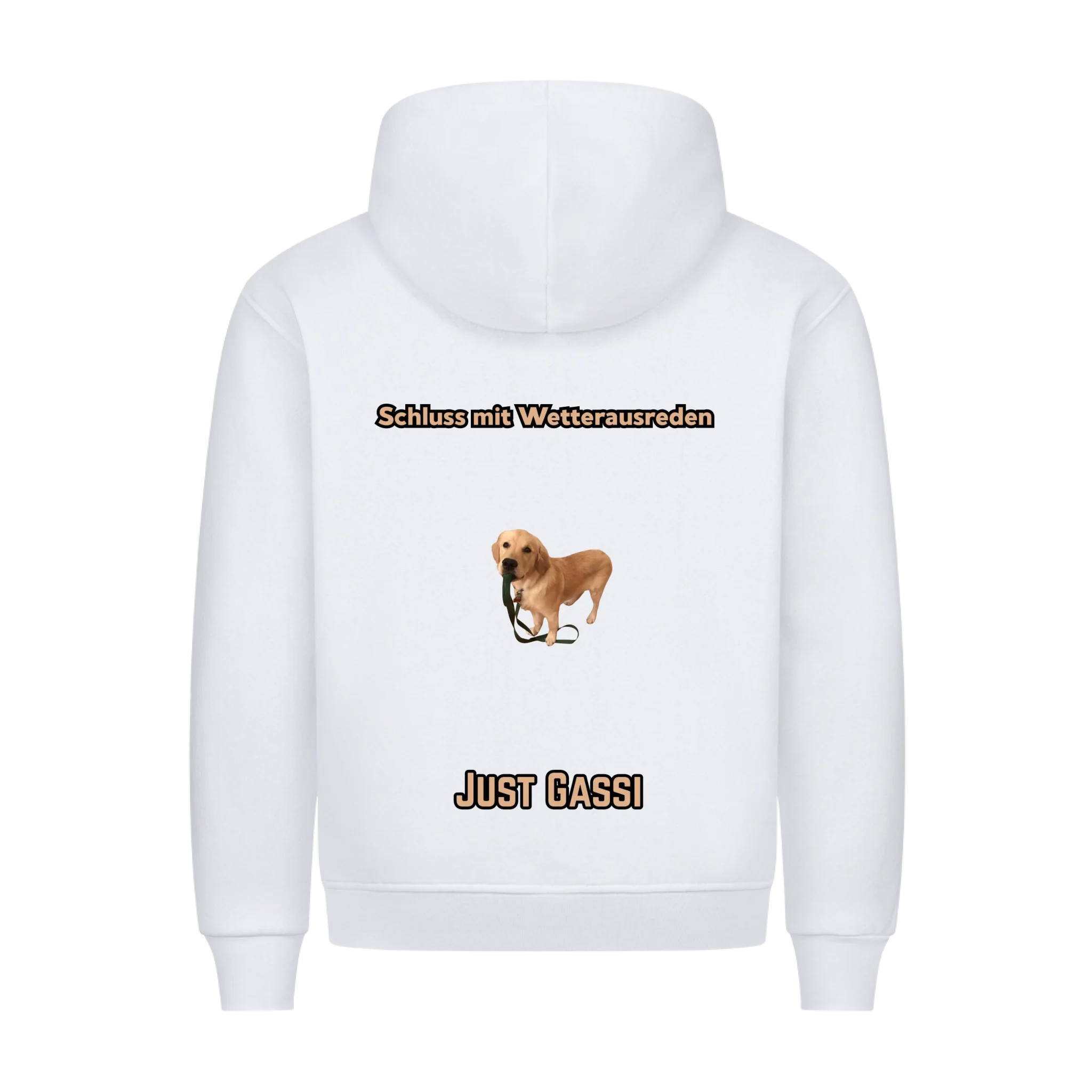 Schluss mit Wetterausreden! Premium-Hoodie, Unisex