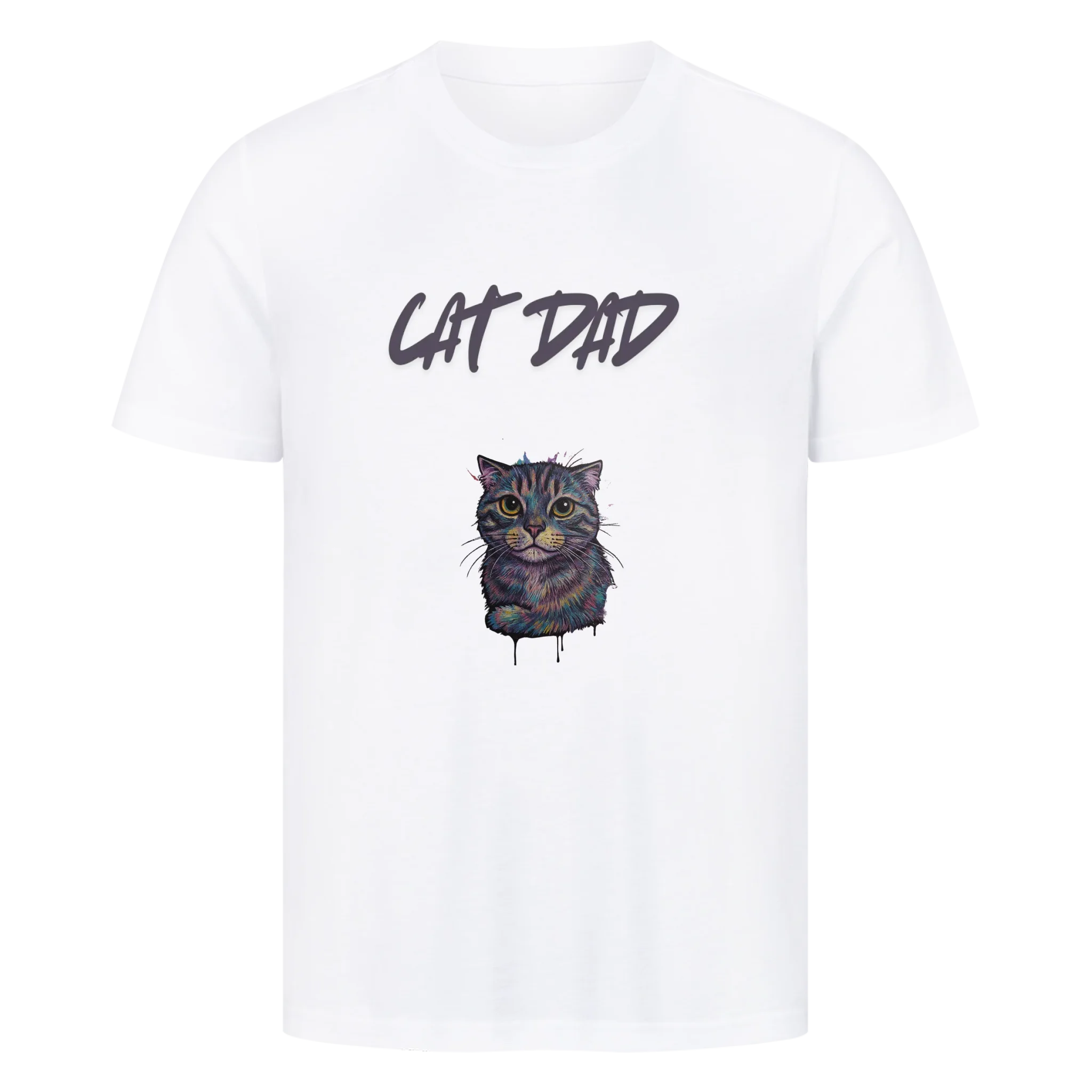 Cat Dad , Gen Ai , T-Shirt