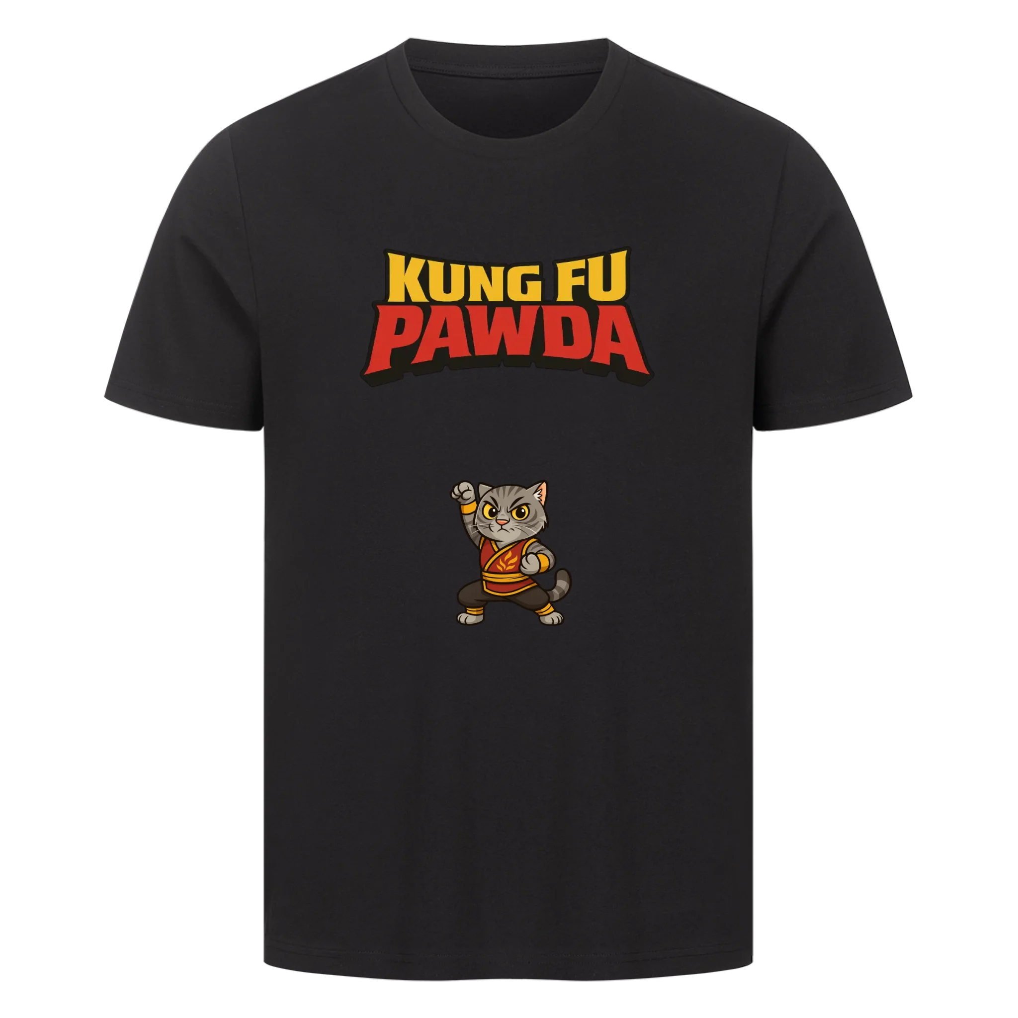 Kung Fu Pawda T-Shirt  Katze