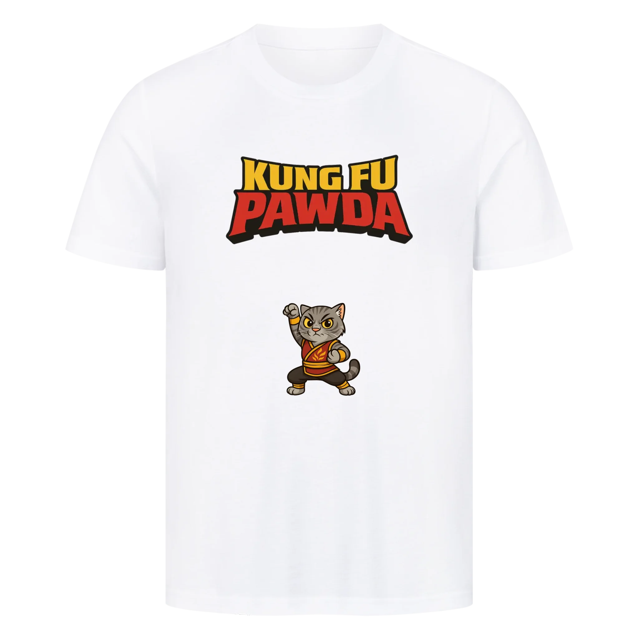Kung Fu Pawda T-Shirt  Katze