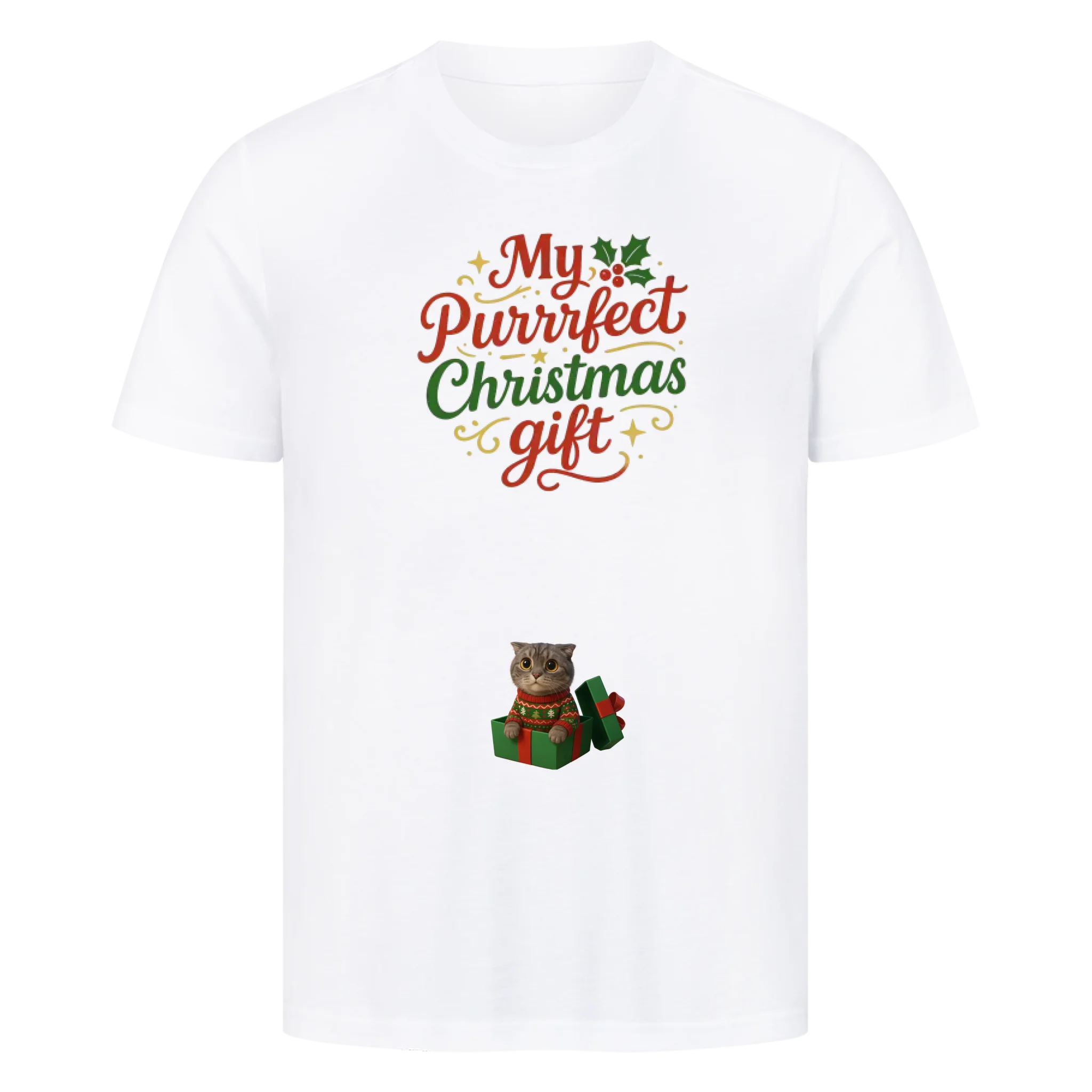 Purrfect Christmas gift T-Shirt