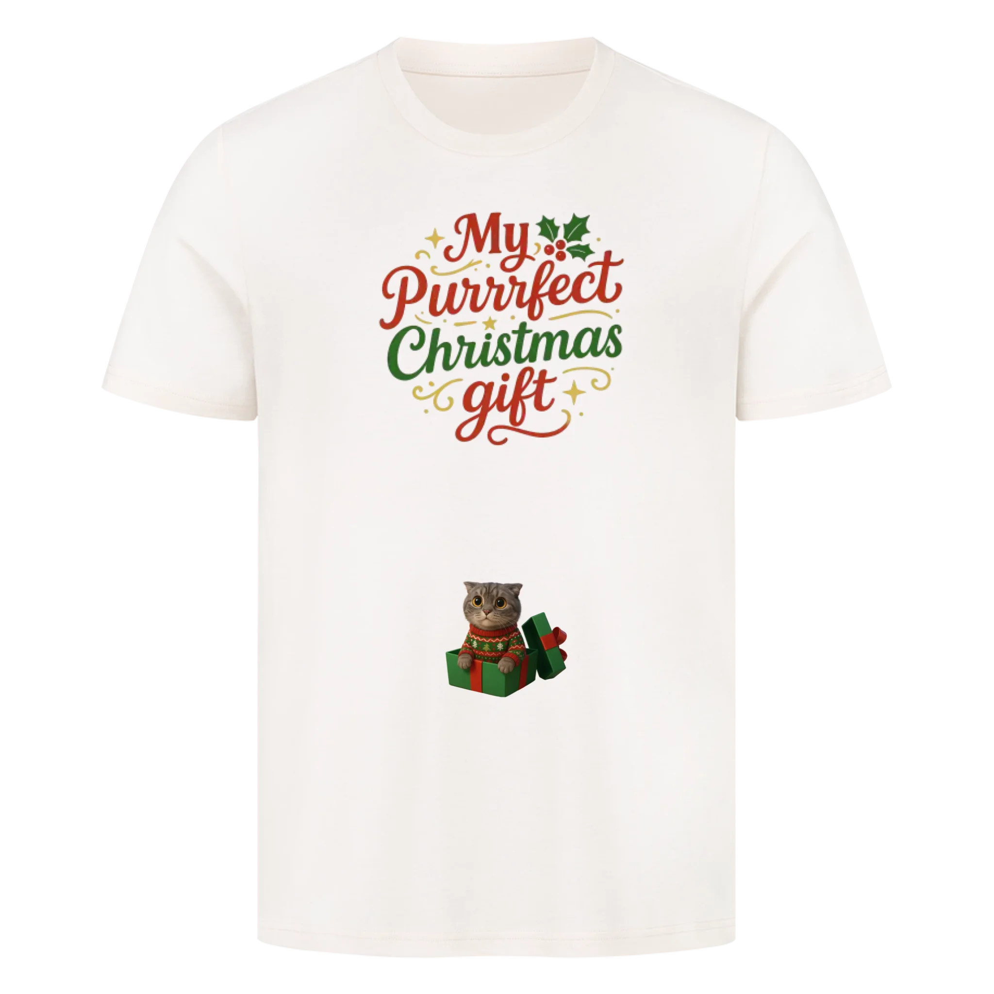 Purrfect Christmas gift T-Shirt