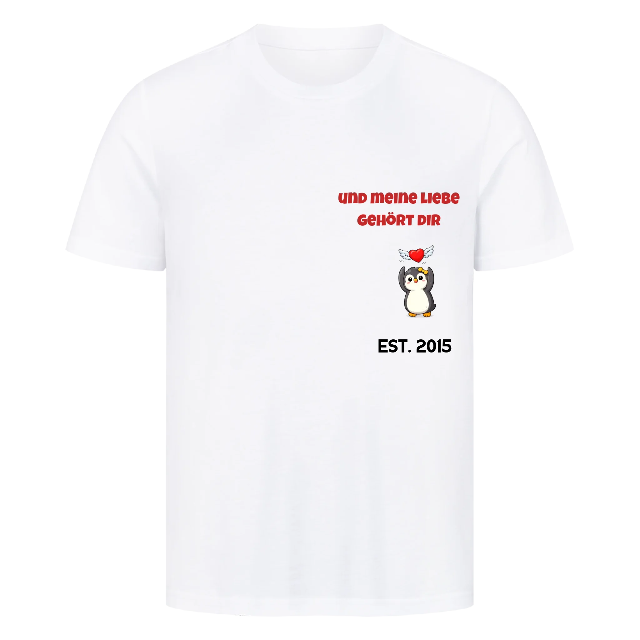 Valentinstag T-Shirt Pinguin 2