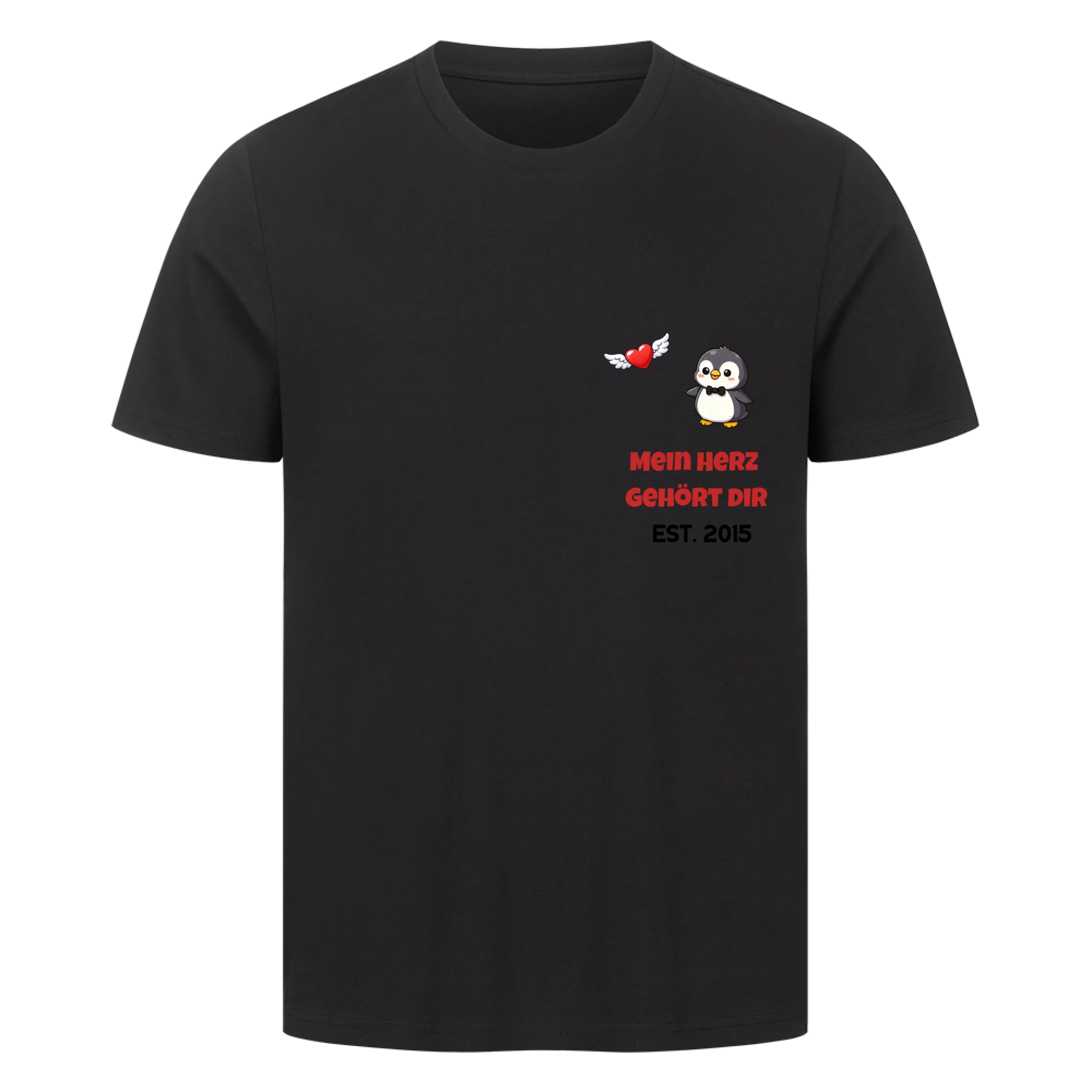 Valentinstag T-Shirt Pinguin 1