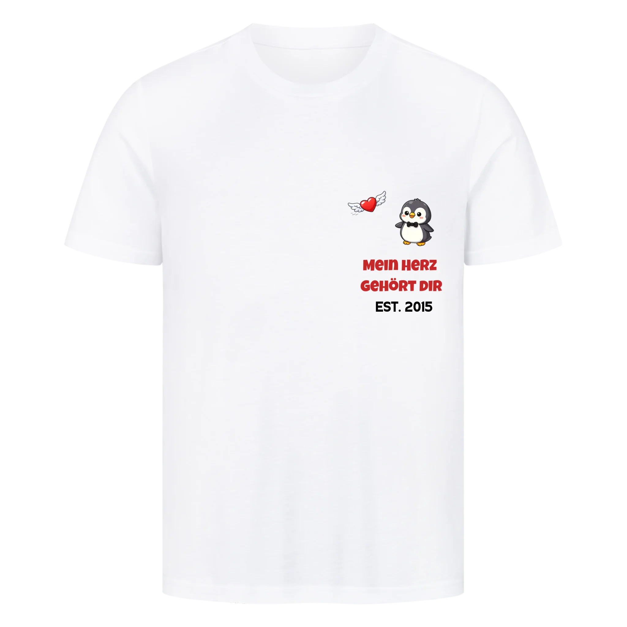 Valentinstag T-Shirt Pinguin 1
