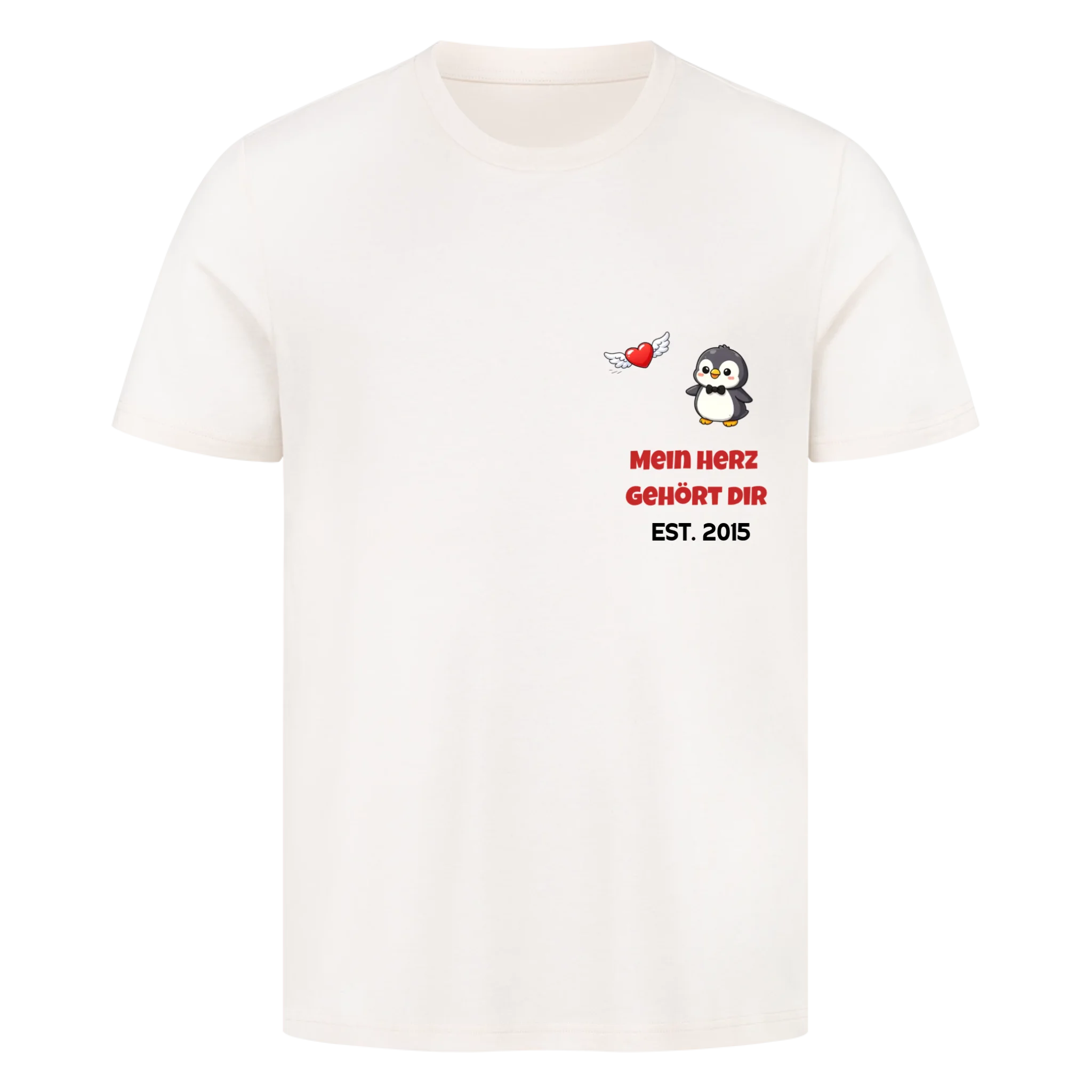 Valentinstag T-Shirt Pinguin 1