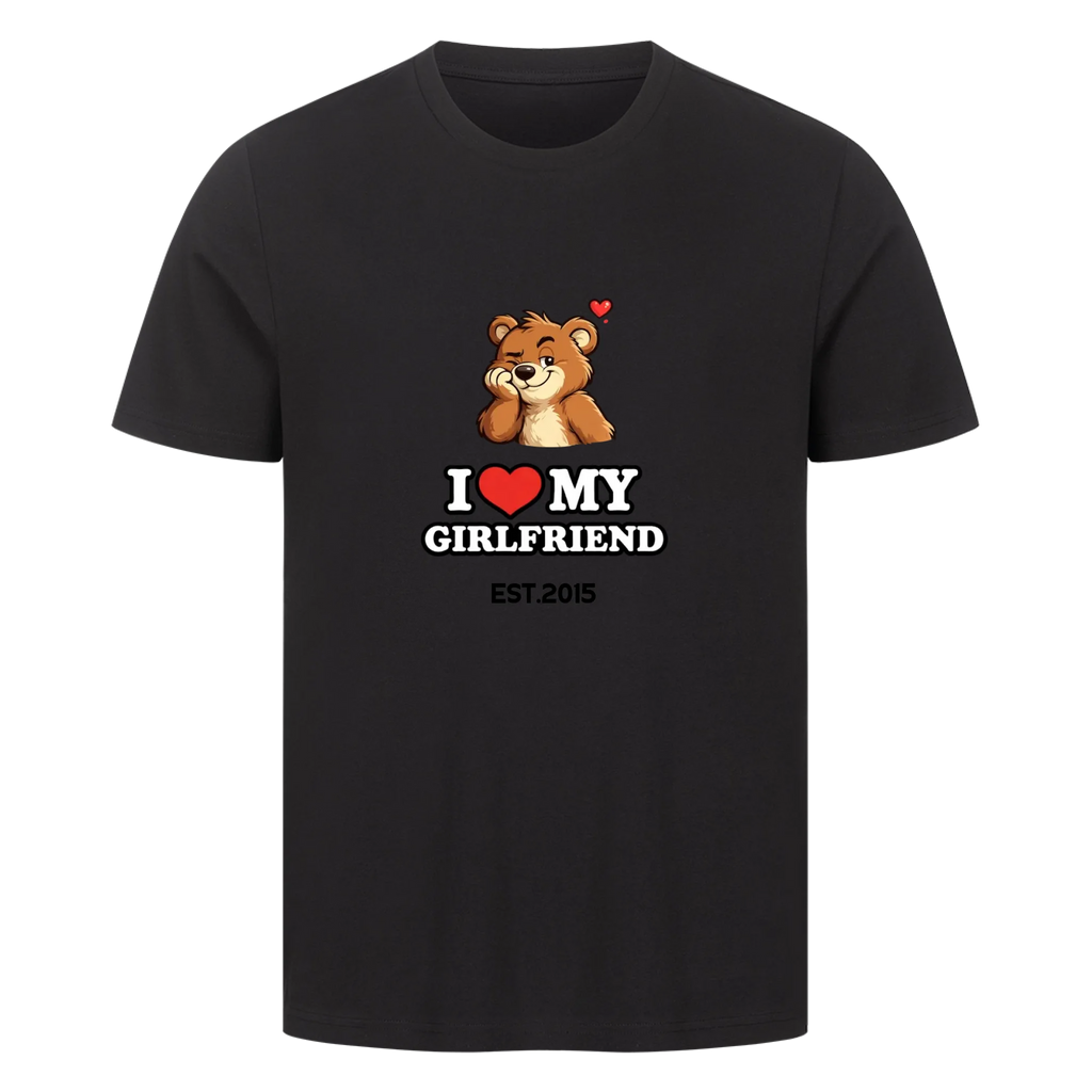 I LOVE MY GIRLFRIEND Valentinstag T-Shirt