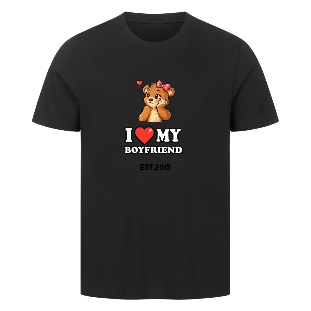 I LOVE MY BOYFRIEND Valentinstag T-Shirt