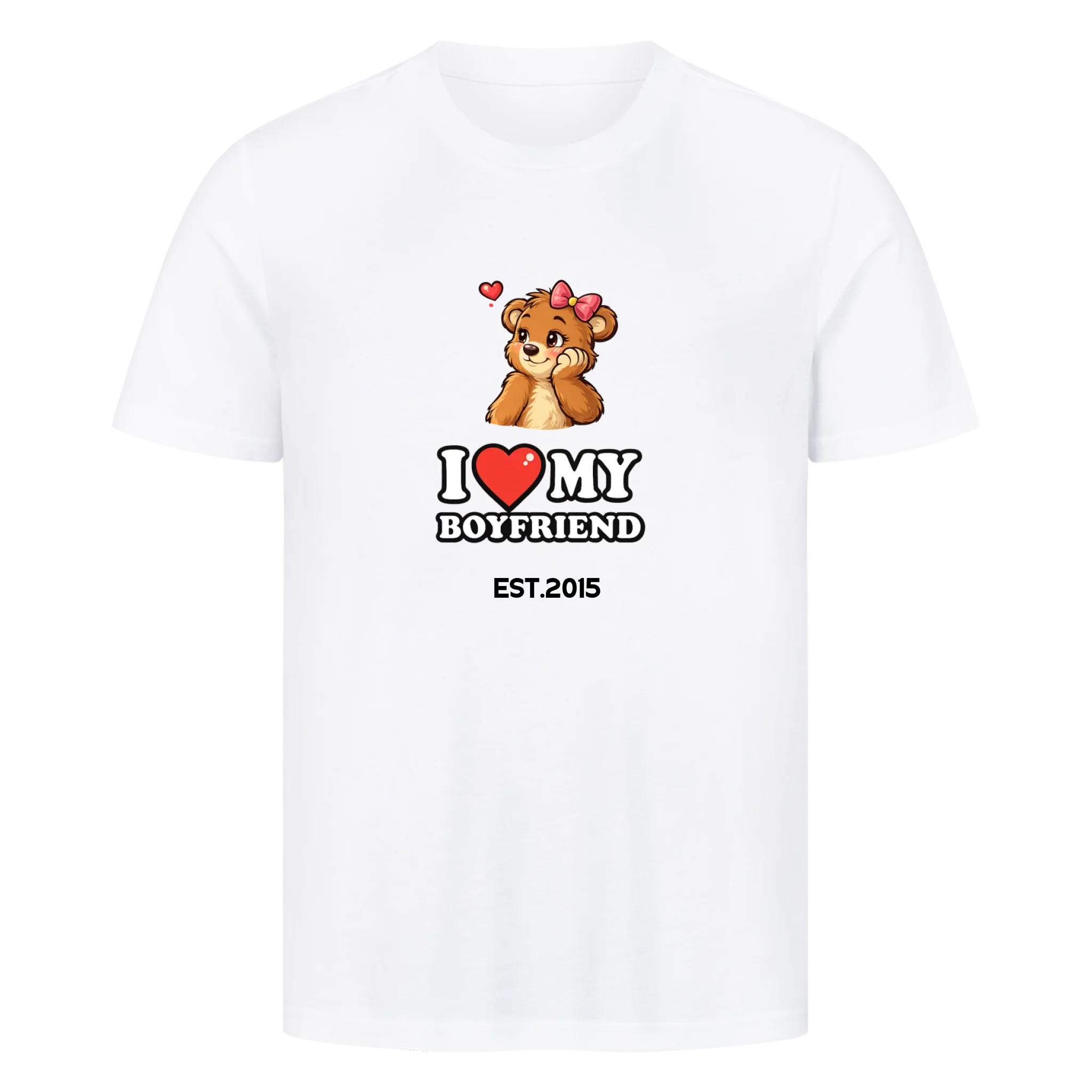 I LOVE MY BOYFRIEND Valentinstag T-Shirt