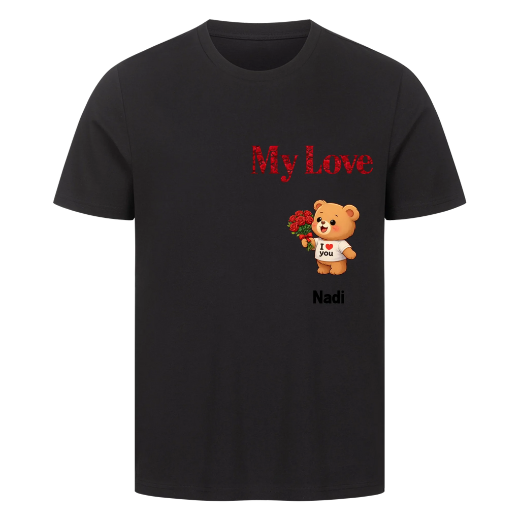 MY LOVE 1 Valentinstag T-Shirt