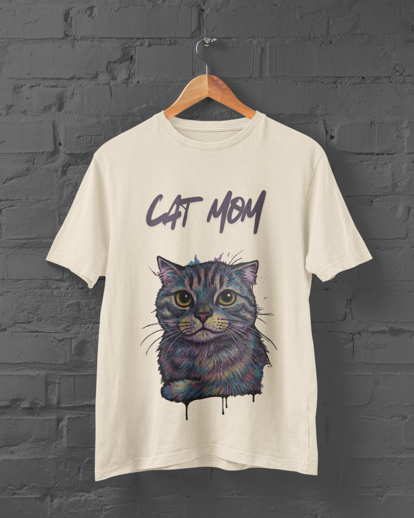 Cat Mom , Gen Ai , T-Shirt