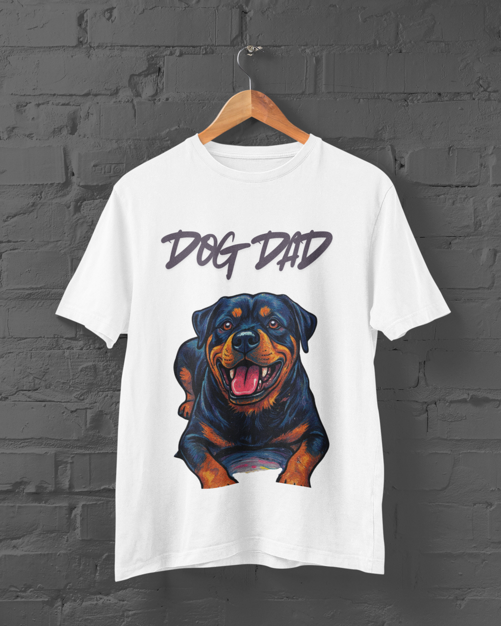 Dog Dad , Gen Ai , T-Shirt