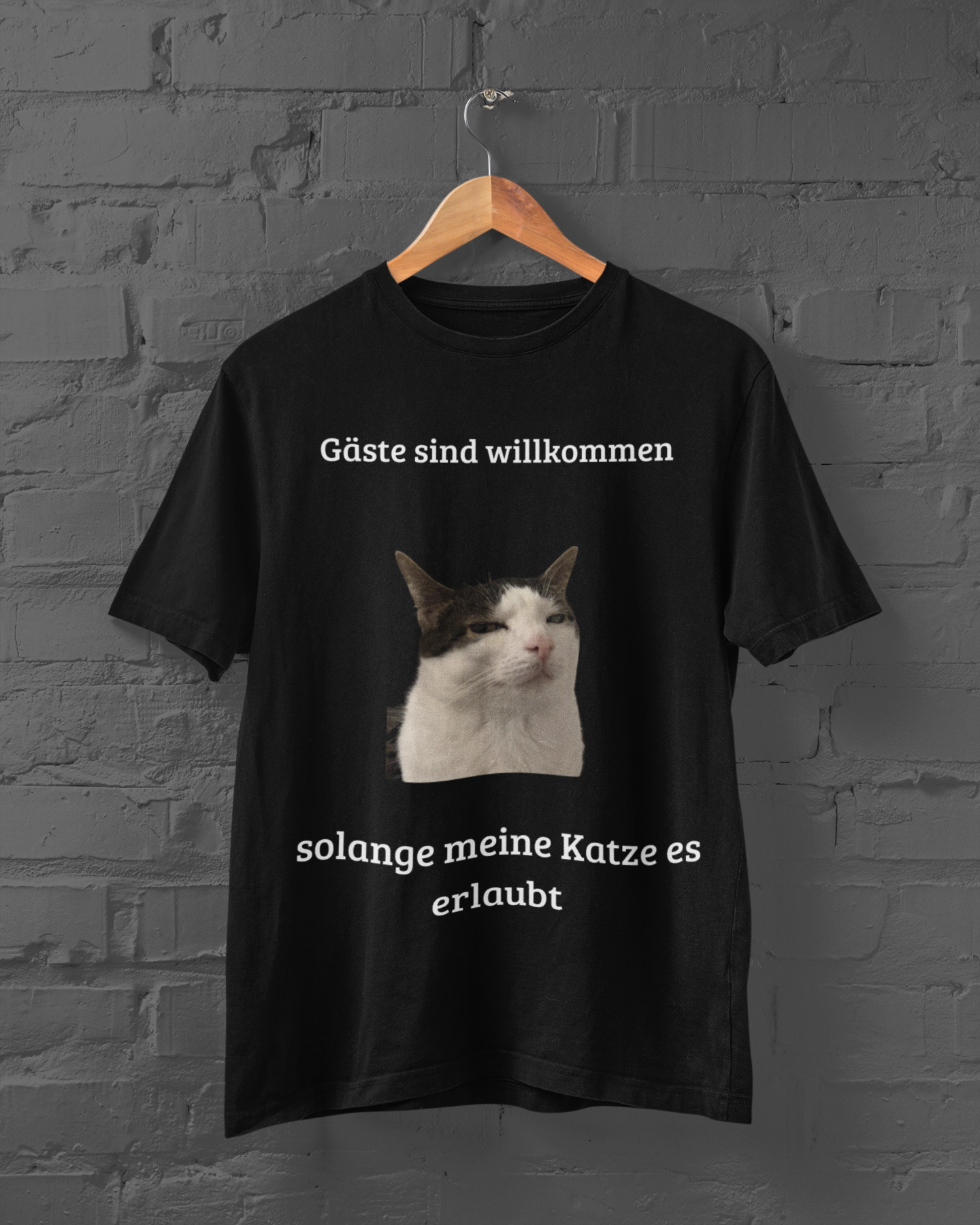 Personalisiertes Katzenbesitzer-T-Shirt