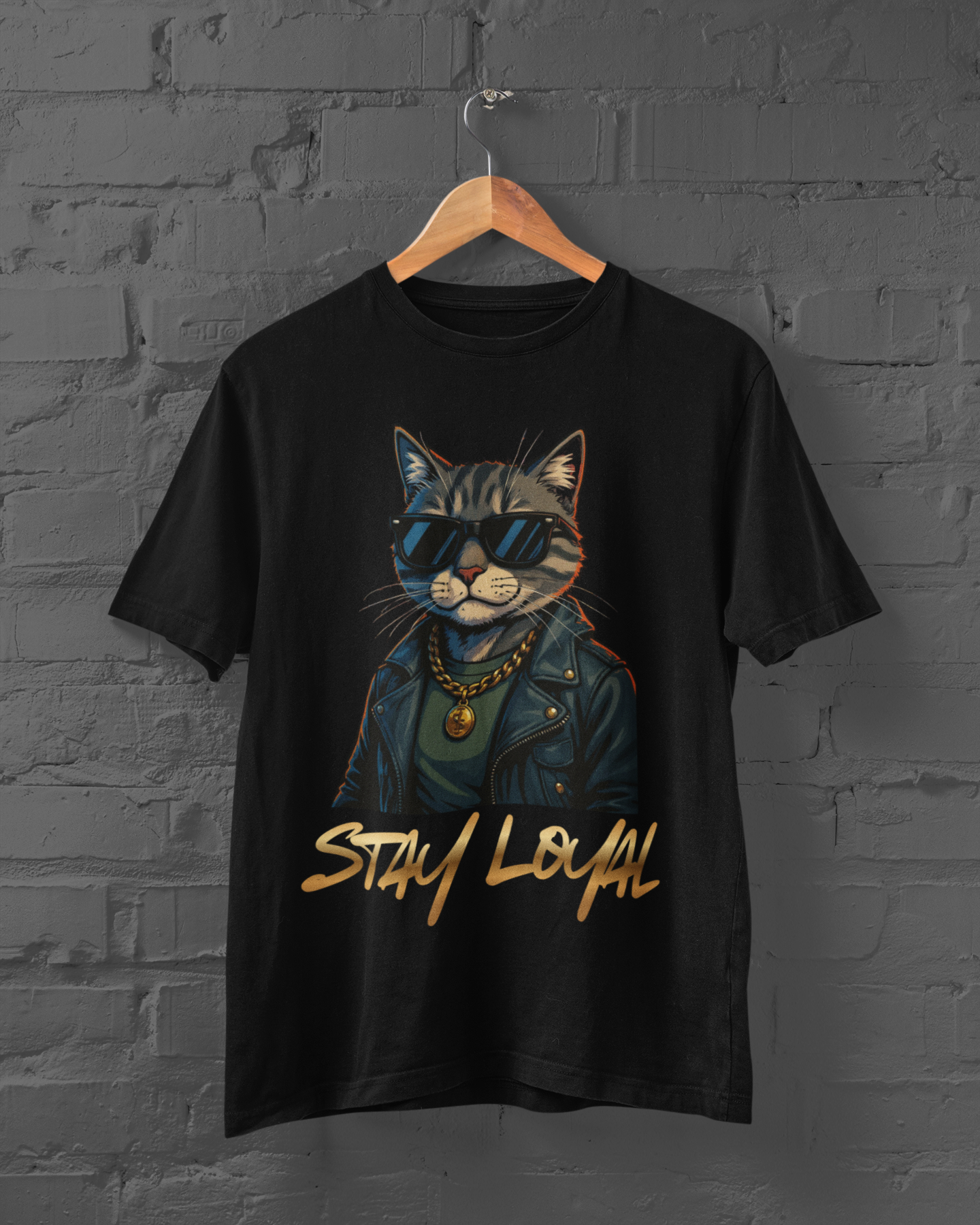 Loyal Cat , Gen AI , T-Shirt