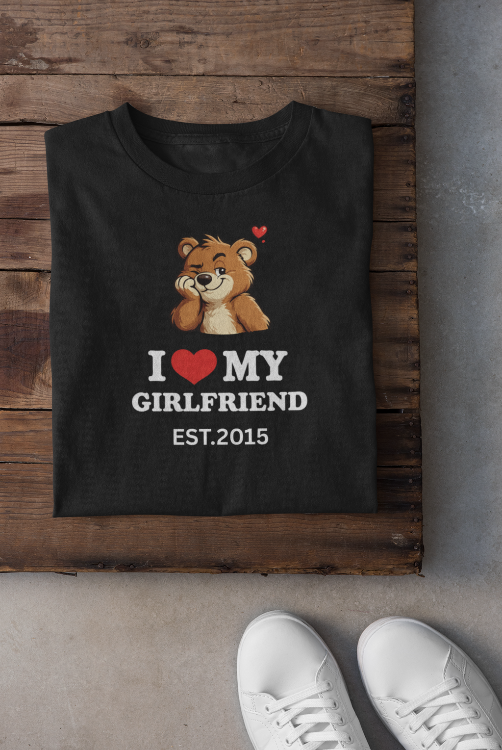 I LOVE MY GIRLFRIEND Valentinstag T-Shirt