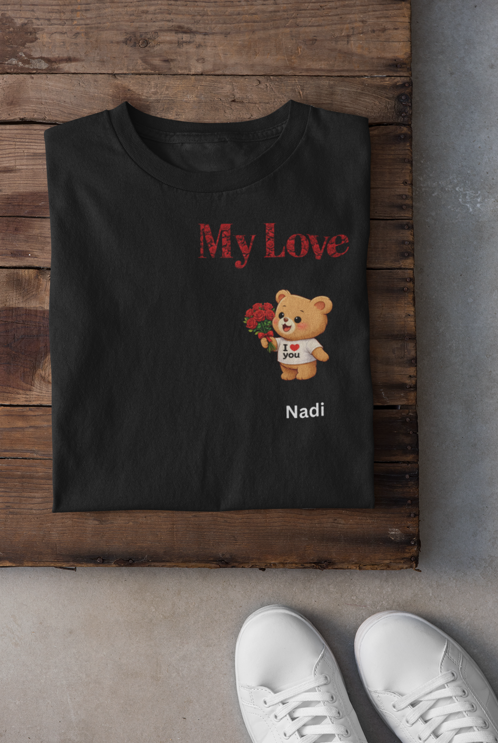 MY LOVE 1 Valentinstag T-Shirt