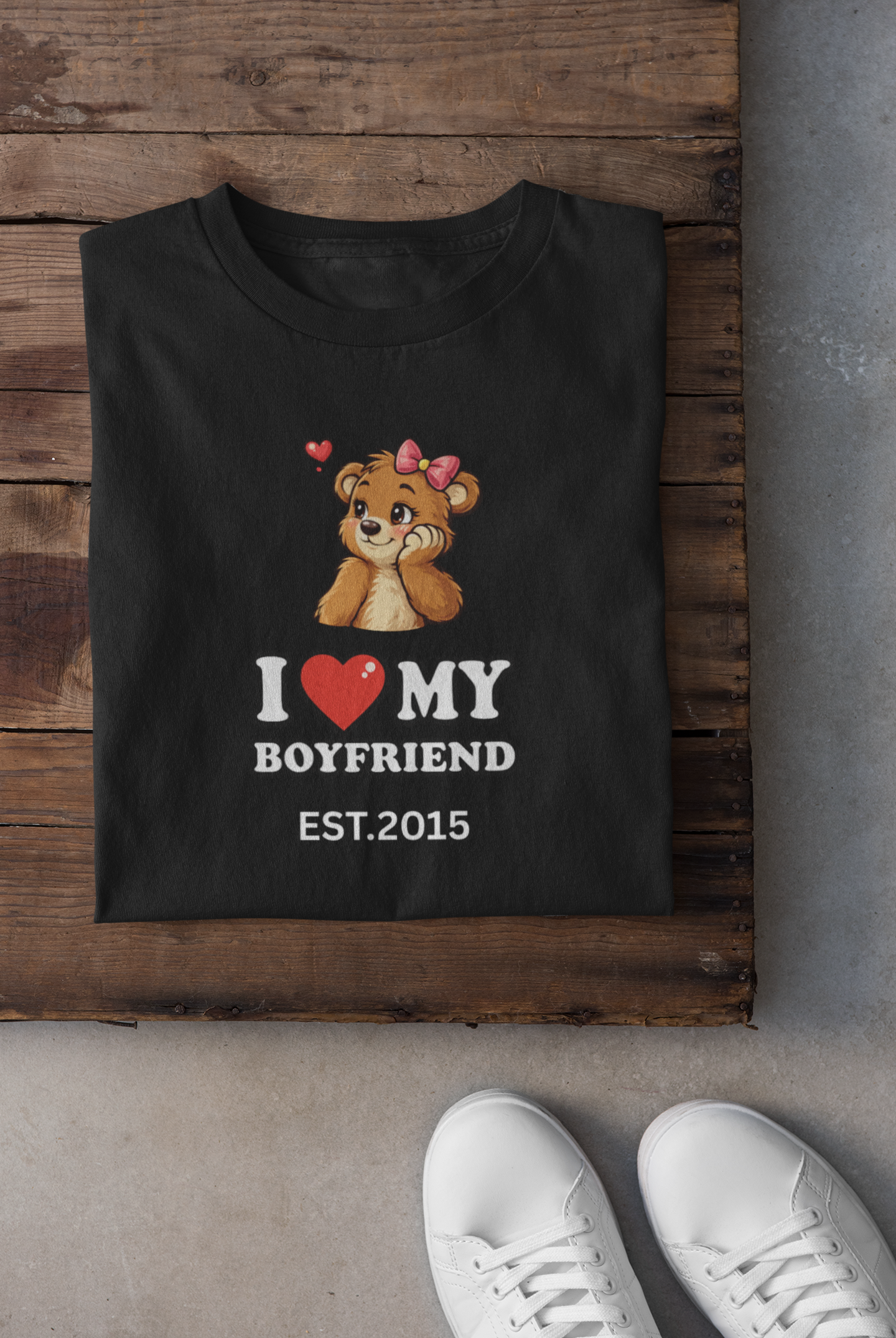 I LOVE MY BOYFRIEND Valentinstag T-Shirt