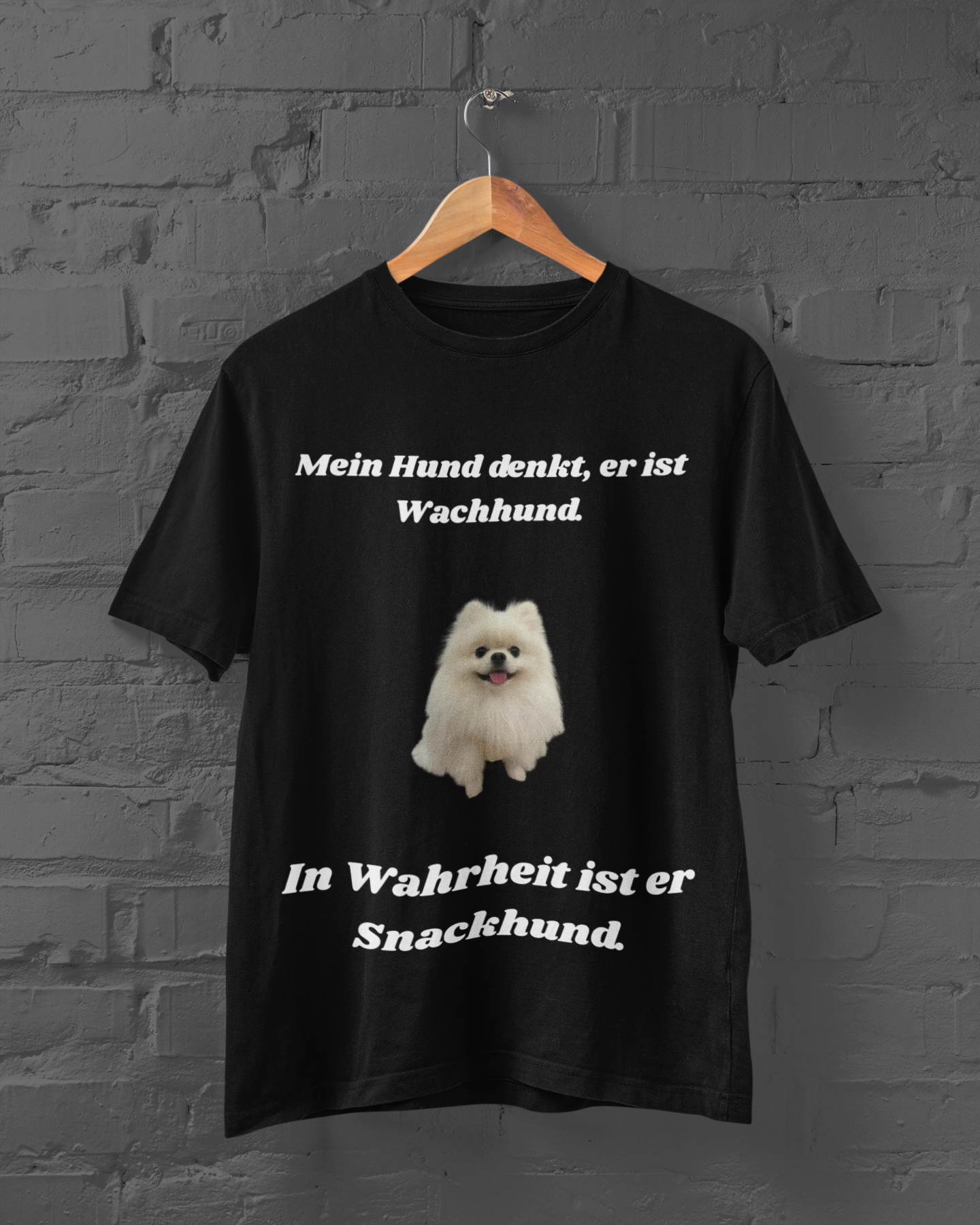 Personalisiertes T-Shirt, Snackhund