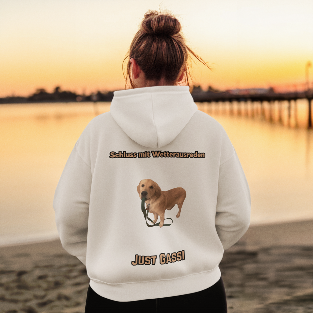 Schluss mit Wetterausreden! Premium-Hoodie, Unisex